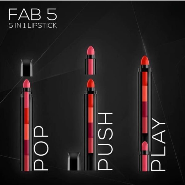 5 In 1 Lipstick Pen Huda Beauty Nude Shades