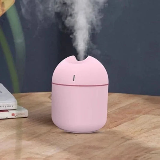 Air Humidifier Usb Small Mini Portable Cool Mist Diff-user For Bedroom Office Desk Car Travel Aroma Atomizer (random Color)