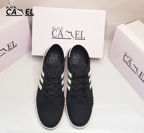 Black Camel Sneakers For Men | Black Color Shoes For Men