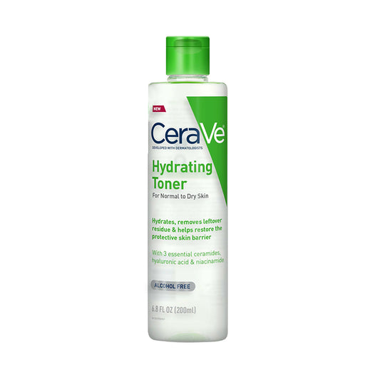 CERAVE HYDRATING TONER NORMAL TO DRY SKIN FREE ALCOHOL OZ FL 6.8 (200ML)